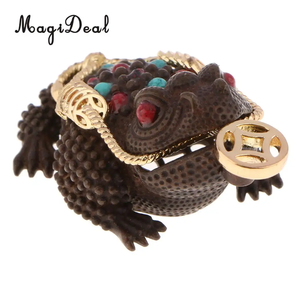 Frog Incense Burner Cones Stick Holder Tray 3 Leg Frog Toad Figurines Decoration Money & Gold Attaching Mascot
Frog Incense Burner Cones Stick Holder Tray 3 Leg Frog Toad Figurines Decoration Money & Gold Attaching Mascot