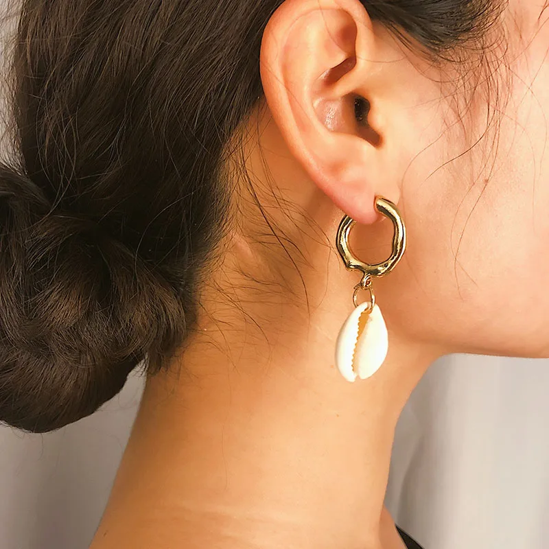 Vintage Creative Design Natural Sea Shell Dangle Earrings Women Bohemian Geometric Round Circle Earrings Beach Jewelry XR2208
Vintage Creative Design Natural Sea Shell Dangle Earrings Women Bohemian Geometric Round Circle Earrings Beach Jewelry XR2208