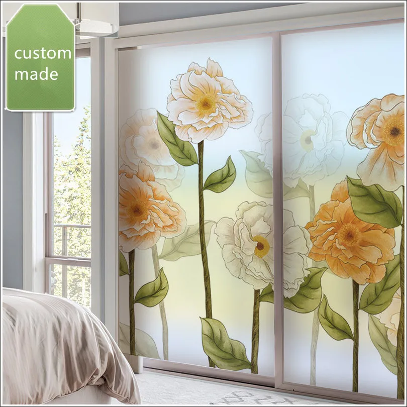 Customized non-adhesive electrostatic glass film window stickers bathroom with frosted stickers window stickers summer flowers
Customized non-adhesive electrostatic glass film window stickers bathroom with frosted stickers window stickers summer flowers