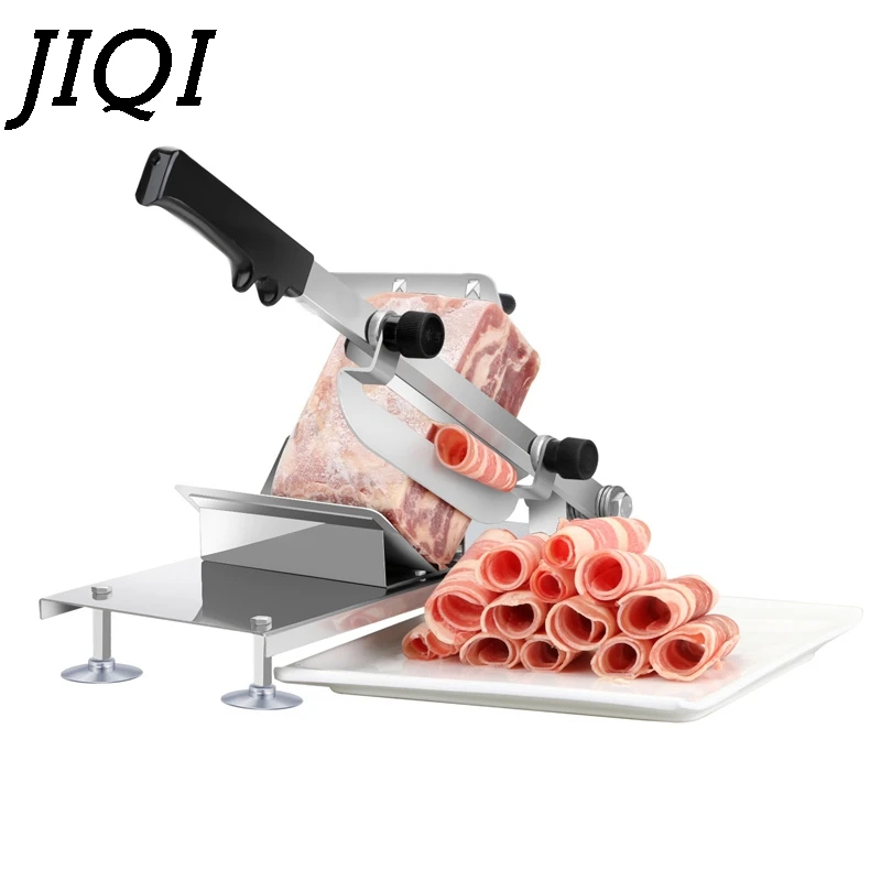 JIQI Meat Lamb Slicer Manual Commercial Fat Cattle Mutton Roll Planing Machine Frozen Meatloaf Grinder Kitchen Vegetable Cutter
JIQI Meat Lamb Slicer Manual Commercial Fat Cattle Mutton Roll Planing Machine Frozen Meatloaf Grinder Kitchen Vegetable Cutter
