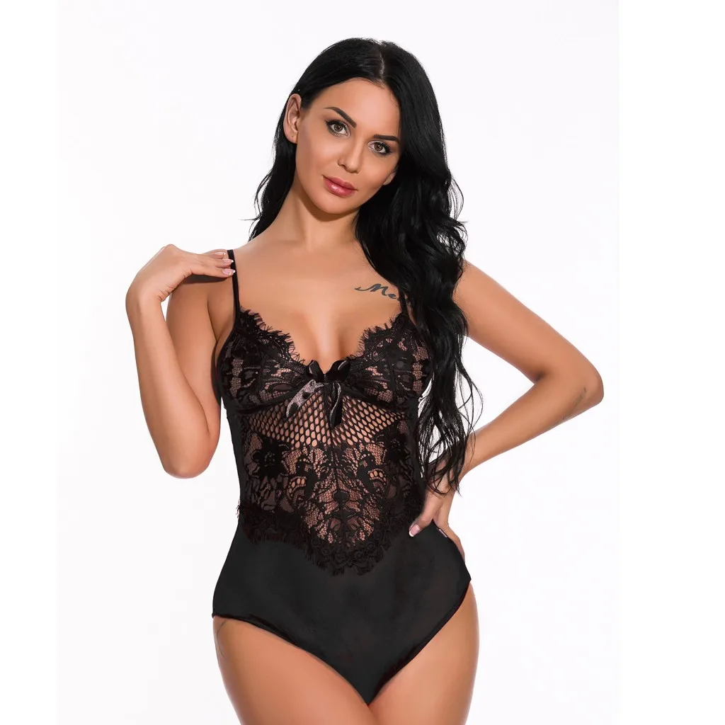 Fashion New Women Floral Sheer Lace Sexy V-Neck Lingerie Underwear Backless Club Body Jumpsuit Hollow Out Bodysuit Nightwear
Fashion New Women Floral Sheer Lace Sexy V-Neck Lingerie Underwear Backless Club Body Jumpsuit Hollow Out Bodysuit Nightwear