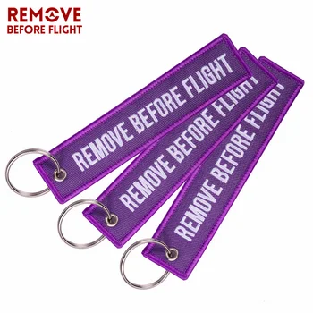 3 PCS/LOT Fashion Jewelry Keychain for Cars Customized Key Chains Purple Embroidery Key Fobs REMOVE BEFORE FLIGHT Key Chain Tag
3 PCS/LOT Fashion Jewelry Keychain for Cars Customized Key Chains Purple Embroidery Key Fobs REMOVE BEFORE FLIGHT Key Chain Tag