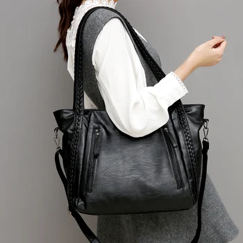 Fashion soft pu Leather Women bag women's handbag Shoulder lady's messenger bag large capacity tote bag Designer crossbody bags
Fashion soft pu Leather Women bag women's handbag Shoulder lady's messenger bag large capacity tote bag Designer crossbody bags