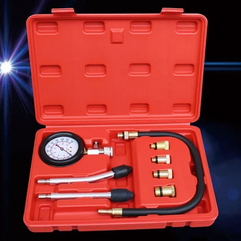 New Compression Pressure Gauge Tester Practical Tool Kit Motor Auto Petrol Gas Engine Cylinder Motorcycle Pressure Gauge Adapter 
New Compression Pressure Gauge Tester Practical Tool Kit Motor Auto Petrol Gas Engine Cylinder Motorcycle Pressure Gauge Adapter