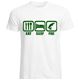 Eat Sleep Pike T Shirt Various Sizes + Cols ( Brand Piking Fisher Lure ) Printed T Shirt Funny Fashion Brand
Eat Sleep Pike T Shirt Various Sizes + Cols ( Brand Piking Fisher Lure ) Printed T Shirt Funny Fashion Brand