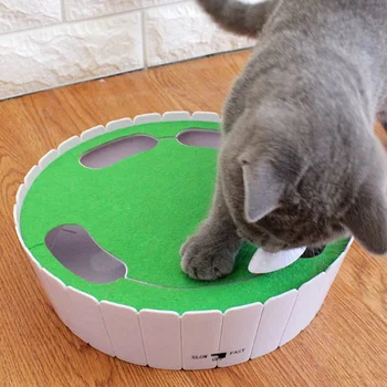 Pet Automatic Toy Tease Cats Interactive Mouse Running Along the Track Turntable Toy
Pet Automatic Toy Tease Cats Interactive Mouse Running Along the Track Turntable Toy