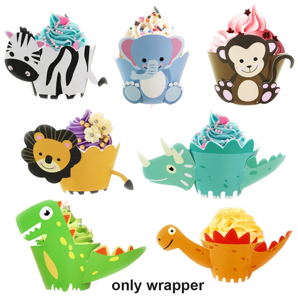 12Pcs/Lot Baby Shower Crown Paper Cup Cupcake Wrapper Muffin Cases Cake Decor Wraps Celebration Laser Cut Dinosaur
12Pcs/Lot Baby Shower Crown Paper Cup Cupcake Wrapper Muffin Cases Cake Decor Wraps Celebration Laser Cut Dinosaur