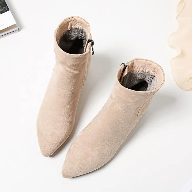 Big Size 9 10 11-13 boots women shoes ankle boots for women ladies boots Side zipper pointed square heel
Big Size 9 10 11-13 boots women shoes ankle boots for women ladies boots Side zipper pointed square heel