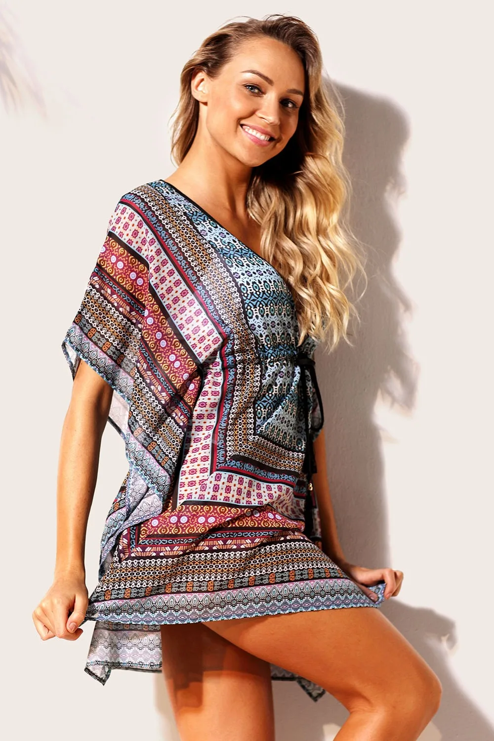 Blue-Multicolor-Bohemian-Print-Caftan-Cover-up-LC420031-22-5