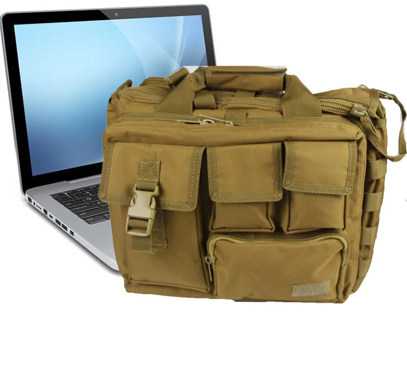 Tactical 14" Laptop Bag Molle Outdoor Multifunction Men's Military Shoulder Messenger Hiking Handbag Briefcase Trekking Bag
Tactical 14" Laptop Bag Molle Outdoor Multifunction Men's Military Shoulder Messenger Hiking Handbag Briefcase Trekking Bag