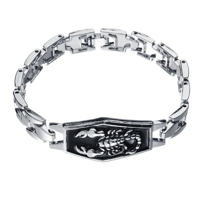 Special Offer Promotion Punk Rock Link Chain Scorpion Bracelet Scorpio Zodiac Wristband Bracelets For Gift
Special Offer Promotion Punk Rock Link Chain Scorpion Bracelet Scorpio Zodiac Wristband Bracelets For Gift