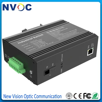 100M 1Fiber+1 10/100 UTP(1RJ45 ),1310/1550,20km,SC,100M Single Mode Simplex Unmanaged Industrial Fiber Media Converter
100M 1Fiber+1 10/100 UTP(1RJ45 ),1310/1550,20km,SC,100M Single Mode Simplex Unmanaged Industrial Fiber Media Converter