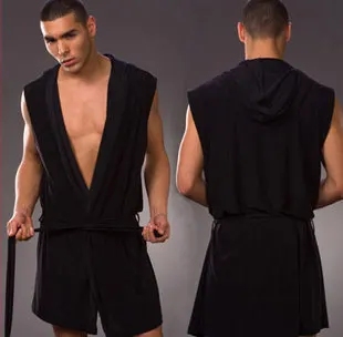 Men's bathrobe men's sleeveless silk pajamas men's hooded robe bathrobe men's ultra-thin home service
Men's bathrobe men's sleeveless silk pajamas men's hooded robe bathrobe men's ultra-thin home service
