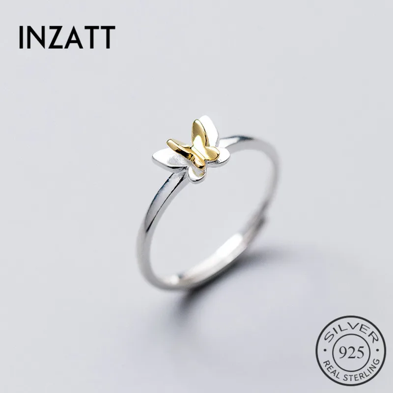 INZATT Romantic Butterfly Ring Real 100% 925 Sterling Silver Gold Color For Women Birthday Trendy Jewelry Mujer Moda 2018 Gift
INZATT Romantic Butterfly Ring Real 100% 925 Sterling Silver Gold Color For Women Birthday Trendy Jewelry Mujer Moda 2018 Gift