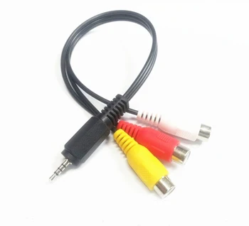 200pcs/lot 2.5mm AV Male to 3RCA Female M/F Audio Video Cable Stereo Adapter cable
200pcs/lot 2.5mm AV Male to 3RCA Female M/F Audio Video Cable Stereo Adapter cable