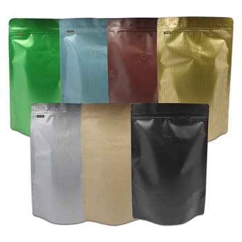 100Pcs/lot Variety Colors Stand Up Coffee Beans Zip Lock Package Bag Mylar Foil Zipper Pack Pouch for Snack Nuts Pack with Valve
100Pcs/lot Variety Colors Stand Up Coffee Beans Zip Lock Package Bag Mylar Foil Zipper Pack Pouch for Snack Nuts Pack with Valve