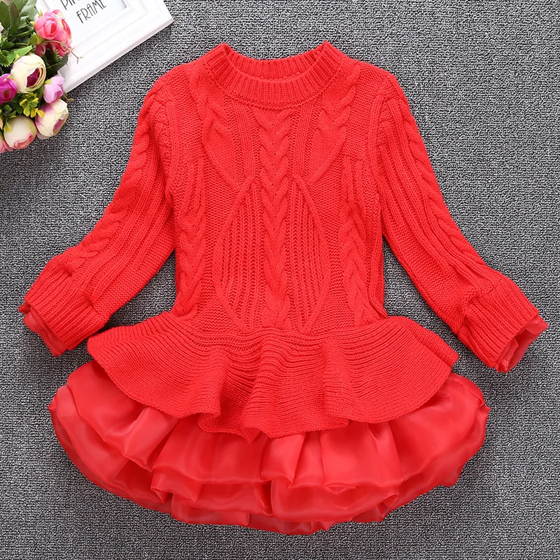 2017 Girls Children Newest Style Elegant Dress Solid Knitted Sweater Winter Teenage Clothing For Girls Dresses Vetement Fille
2017 Girls Children Newest Style Elegant Dress Solid Knitted Sweater Winter Teenage Clothing For Girls Dresses Vetement Fille