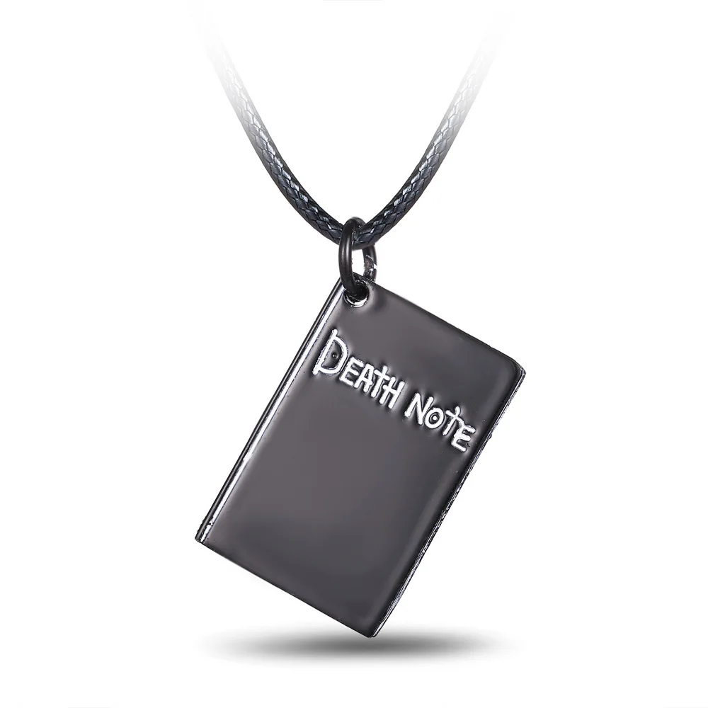 Anime Death Note Necklace Black Book Logo Pendant Metal Necklaces Women Men Gift Accessory Kolye Colar Choker Rape Chain Jewelry
Anime Death Note Necklace Black Book Logo Pendant Metal Necklaces Women Men Gift Accessory Kolye Colar Choker Rape Chain Jewelry