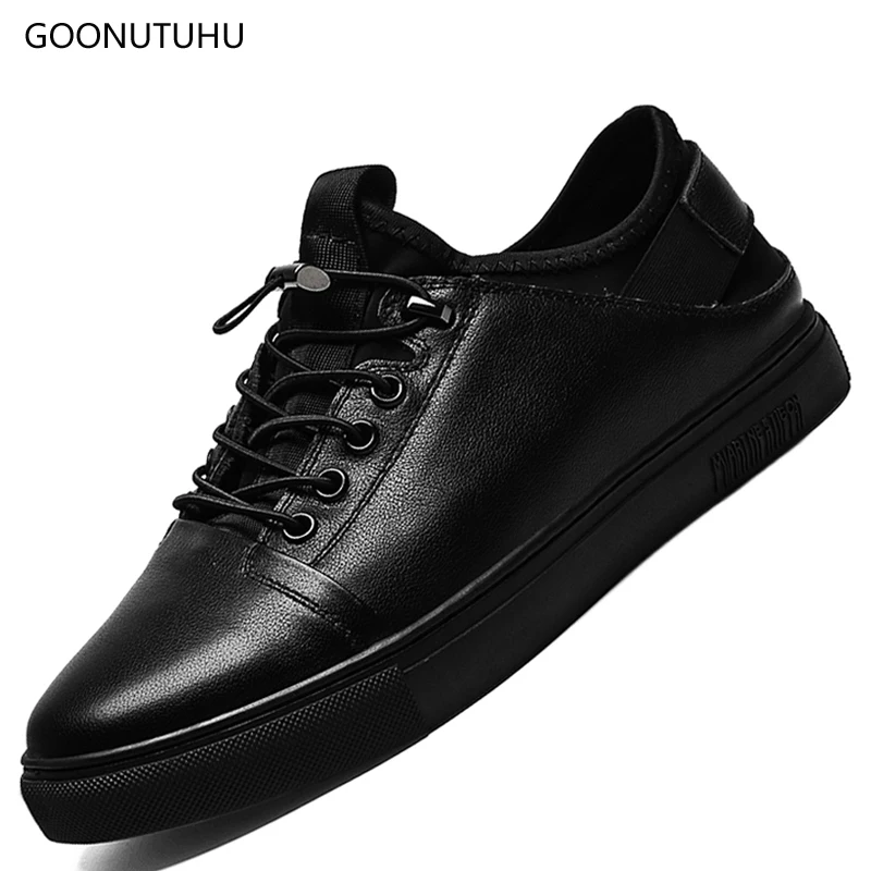 2018 spring fashion trend men's shoes genuine leather black slip on loafers man young students breathable platform shoes for men
2018 spring fashion trend men's shoes genuine leather black slip on loafers man young students breathable platform shoes for men