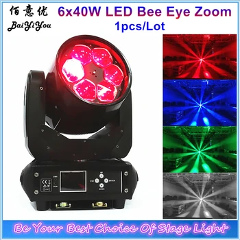 New Design 6x40W RGBW 4In1 Led Mini Bee Eye Moving Head Beam Wash Zoom Light 6pcs LED Bee Eye Zoom DJ Disco Light
New Design 6x40W RGBW 4In1 Led Mini Bee Eye Moving Head Beam Wash Zoom Light 6pcs LED Bee Eye Zoom DJ Disco Light