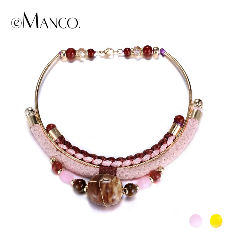 eManco 2 Itemss Romantic Acrylic Beads Handmade Chokers Necklace for Women Copper&Semi-precious stones Fashion Jewelry
eManco 2 Itemss Romantic Acrylic Beads Handmade Chokers Necklace for Women Copper&Semi-precious stones Fashion Jewelry