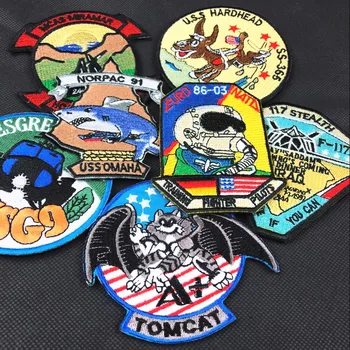Embroidery Pilot U.S.S Hardhead GSG9 Tomcat USS Omaha F-117 Patch Hook Loops Tactical Badge Military Brassard Combat Armband
Embroidery Pilot U.S.S Hardhead GSG9 Tomcat USS Omaha F-117 Patch Hook Loops Tactical Badge Military Brassard Combat Armband