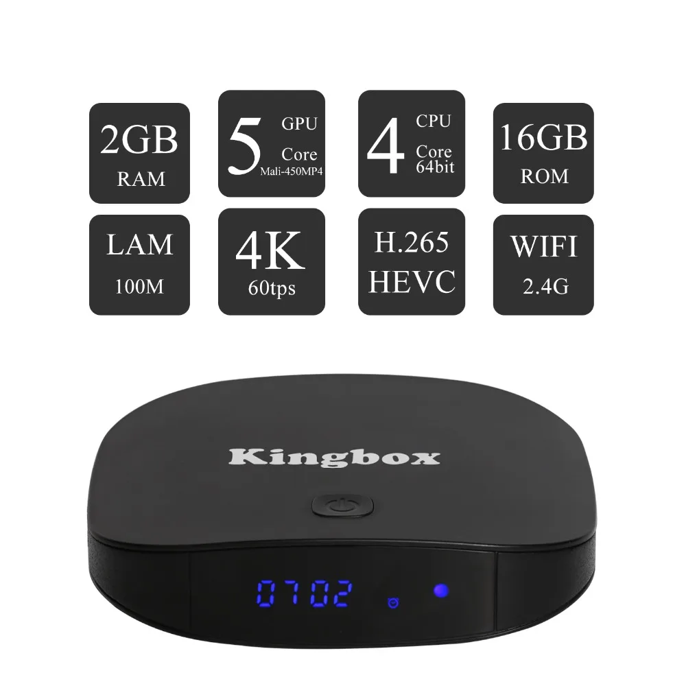 leelbox Android 7.1 TV BOX K2 2GB ram 16GB rom Support H.265 4K 60tps H.265 2.4GHz WiFi Media Player IPTV Box
leelbox Android 7.1 TV BOX K2 2GB ram 16GB rom Support H.265 4K 60tps H.265 2.4GHz WiFi Media Player IPTV Box