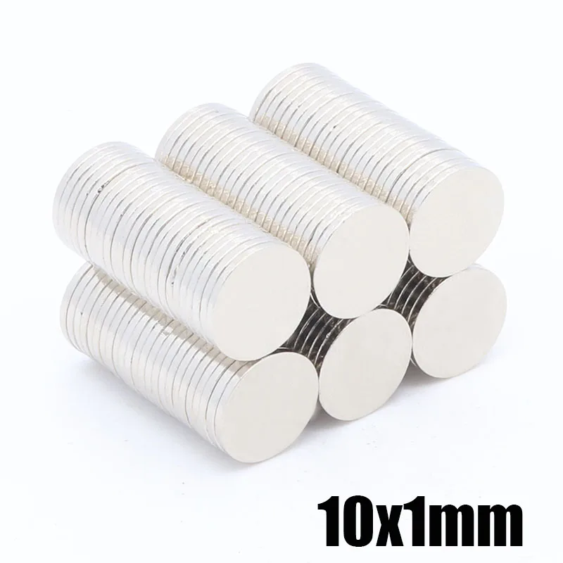 100pcs 10 x1mm NdFeB N35 super strong process strong neodymium magnet rare earth refrigerator magnet small strong magnet 10x1mm
100pcs 10 x1mm NdFeB N35 super strong process strong neodymium magnet rare earth refrigerator magnet small strong magnet 10x1mm