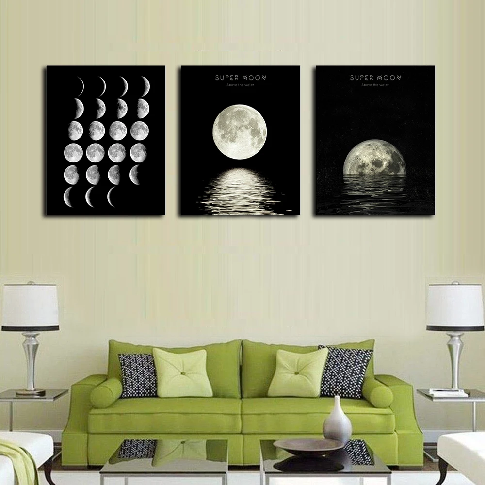 Frameless Senior Moonlights Modern Sample Living Rooms Decoration Painting European Style Triple Combination Canvas Oil Painting
Frameless Senior Moonlights Modern Sample Living Rooms Decoration Painting European Style Triple Combination Canvas Oil Painting