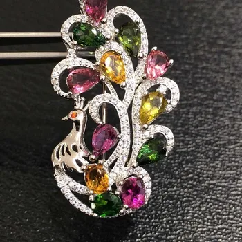 Qi Xuan_Fashion Brooches_Various Styles Of Natural Tourmaline_Tourmaline Brooches_Quality Guaranteed_Manufacturer Directly Sale
Qi Xuan_Fashion Brooches_Various Styles Of Natural Tourmaline_Tourmaline Brooches_Quality Guaranteed_Manufacturer Directly Sale