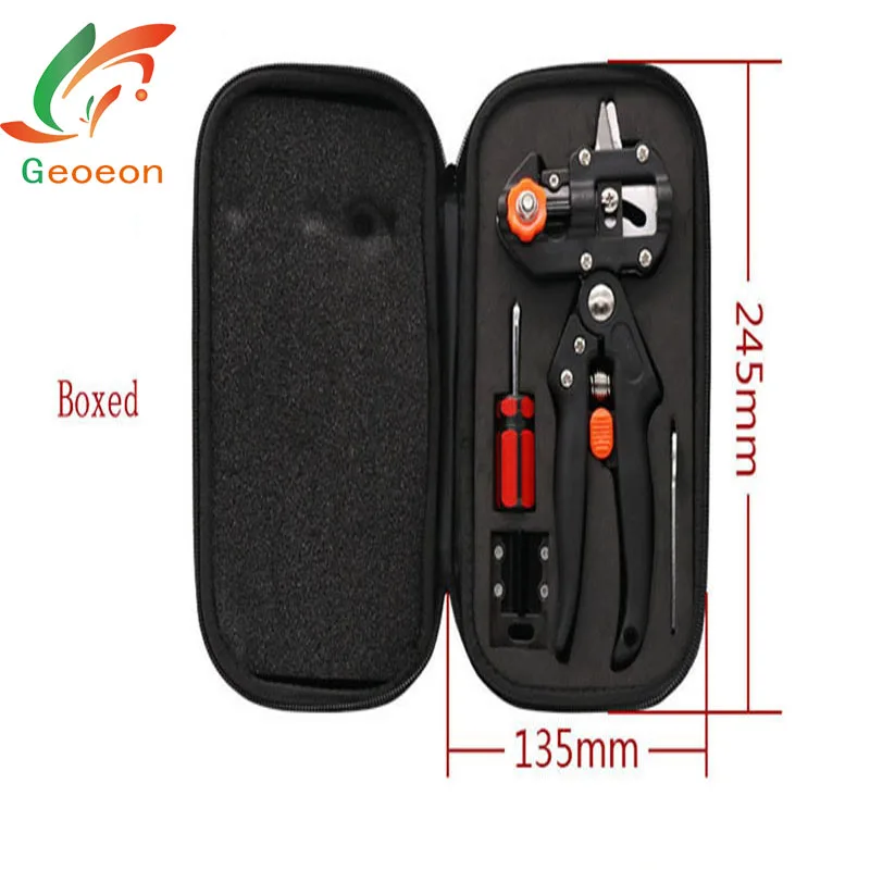 Geoeon Cloth Boxes Garden Fruit Tree Grafting Shears Pruning Shears Cutting Tool+2 Blade Garden Set Pruner Cutting Tool D9
Geoeon Cloth Boxes Garden Fruit Tree Grafting Shears Pruning Shears Cutting Tool+2 Blade Garden Set Pruner Cutting Tool D9