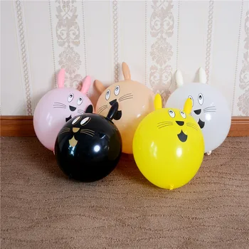 10Pcs/Set Special Shaped Cartoon Toys Random Rabbit Head Latex Inflatable Balloon Mixed Color Children's Party
10Pcs/Set Special Shaped Cartoon Toys Random Rabbit Head Latex Inflatable Balloon Mixed Color Children's Party
