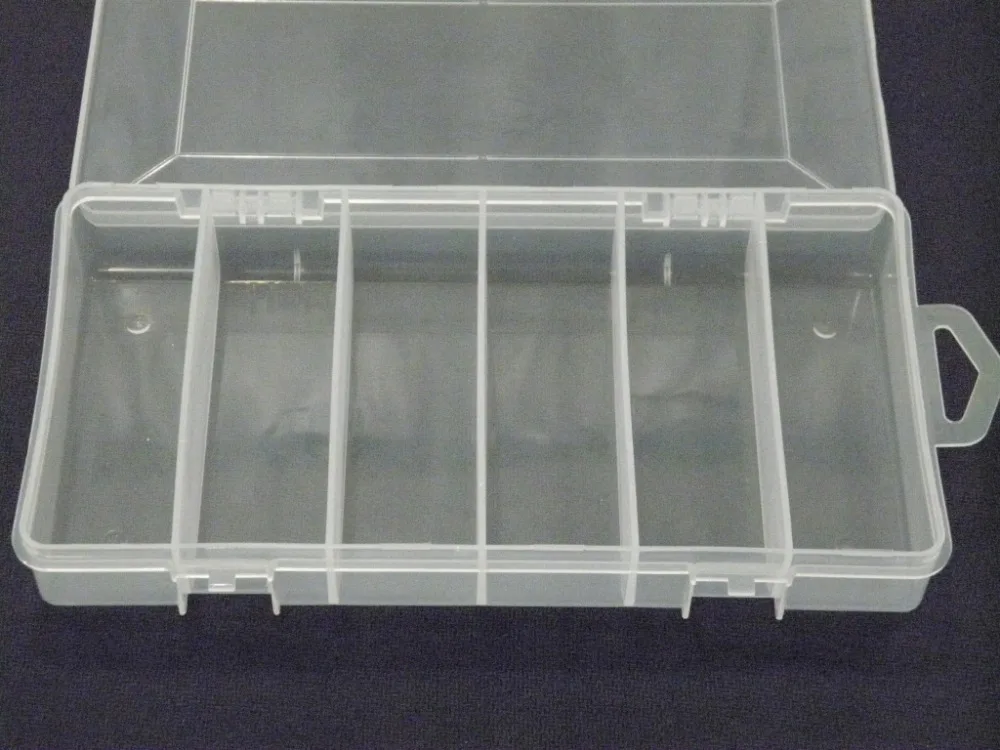 6 Slots 8 inch X 4 1/4 inch X 1 1/3 inch Fishing Tackle Box For Fishing Lure Fishing Accessaries Hooks Spoons TB6
6 Slots 8 inch X 4 1/4 inch X 1 1/3 inch Fishing Tackle Box For Fishing Lure Fishing Accessaries Hooks Spoons TB6