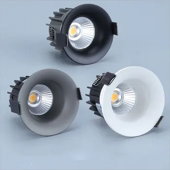 High Quality Led Recessed Ceiling Downlight 5W 7W 10W 12W 15W COB Spot Light Indoor Foyer Living Room Kitchen AC90-260V Dimmable
High Quality Led Recessed Ceiling Downlight 5W 7W 10W 12W 15W COB Spot Light Indoor Foyer Living Room Kitchen AC90-260V Dimmable