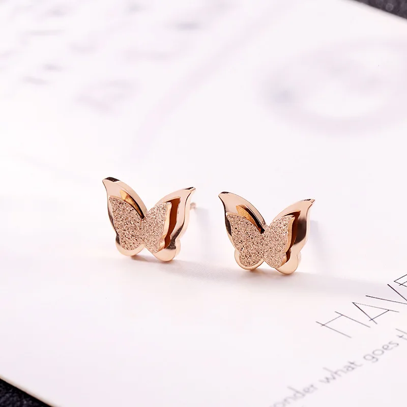 Lidavi Romantic Double Butterfly Earrings for Women Tiny Smooth and Scrub Butterfly Stainless Steel Cartoon Earrings Gifts
Lidavi Romantic Double Butterfly Earrings for Women Tiny Smooth and Scrub Butterfly Stainless Steel Cartoon Earrings Gifts