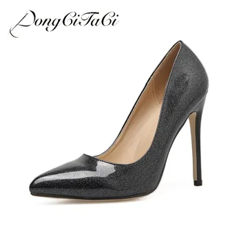 DongCiTaCi Wedding Party Women High heels Shoes Woman Pumps Fashion Female Shallow Pointed Toe Stilettos Slip on Light Shoes
DongCiTaCi Wedding Party Women High heels Shoes Woman Pumps Fashion Female Shallow Pointed Toe Stilettos Slip on Light Shoes