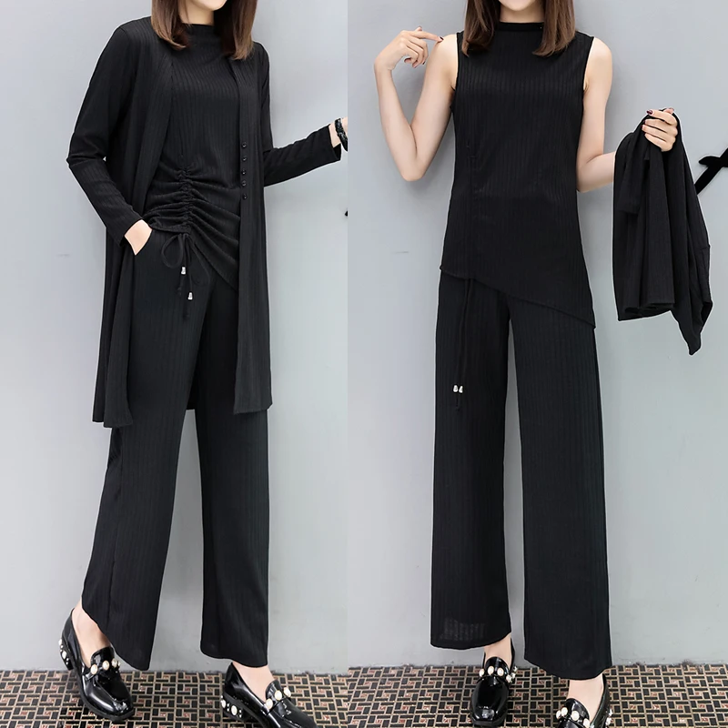 Women Tracksuit 2 piece set 3 piece pants suits long top and cardigan plus size large big knitting clothes winter autumn elegant
Women Tracksuit 2 piece set 3 piece pants suits long top and cardigan plus size large big knitting clothes winter autumn elegant