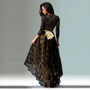 European And American Women New Lace Dress 6 Color L-2XL Fashion Slim Asymmetrical Hem Dress Dovetail Sexy Nightclub Party Dress
European And American Women New Lace Dress 6 Color L-2XL Fashion Slim Asymmetrical Hem Dress Dovetail Sexy Nightclub Party Dress