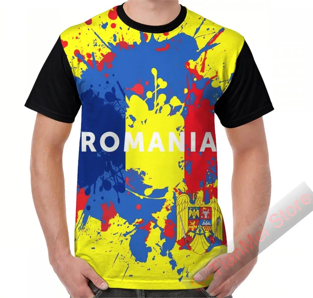 Summer Graphic t shirt men tops tees Romania printed women funny T-Shirt Short Sleeve Casual tshirts
Summer Graphic t shirt men tops tees Romania printed women funny T-Shirt Short Sleeve Casual tshirts