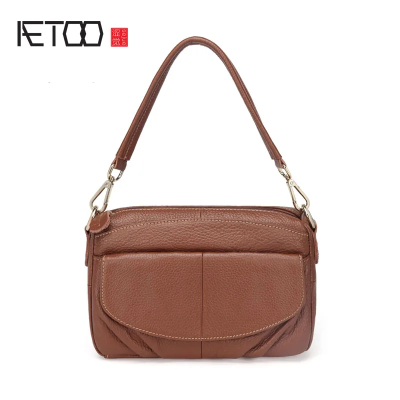 AETOO Women Leather handbag shoulder bag oblique bag head layer of leather bag
AETOO Women Leather handbag shoulder bag oblique bag head layer of leather bag