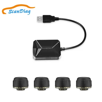 Car Tire Pressure with 4 External Sensors Monitoring System USB Interface Auto Security Alarm Systems TPMSfor Android Navigation
Car Tire Pressure with 4 External Sensors Monitoring System USB Interface Auto Security Alarm Systems TPMSfor Android Navigation