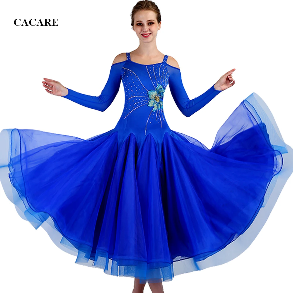 CACARE Ballroom Dance Formal Dresses Long Woman Clothing Female Standard Dance Wear Costume Waltz Dress Modern D0466 Customize
CACARE Ballroom Dance Formal Dresses Long Woman Clothing Female Standard Dance Wear Costume Waltz Dress Modern D0466 Customize