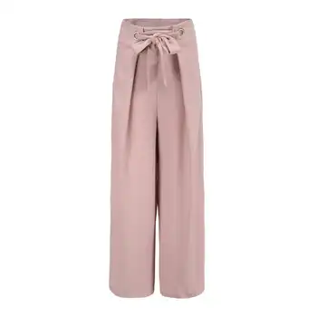 High Waist Fold Pleat Wide Leg Pants Women Pink Solid Loose Belted Trousers 2019 Elegant Mid Waist Summer Pants
High Waist Fold Pleat Wide Leg Pants Women Pink Solid Loose Belted Trousers 2019 Elegant Mid Waist Summer Pants