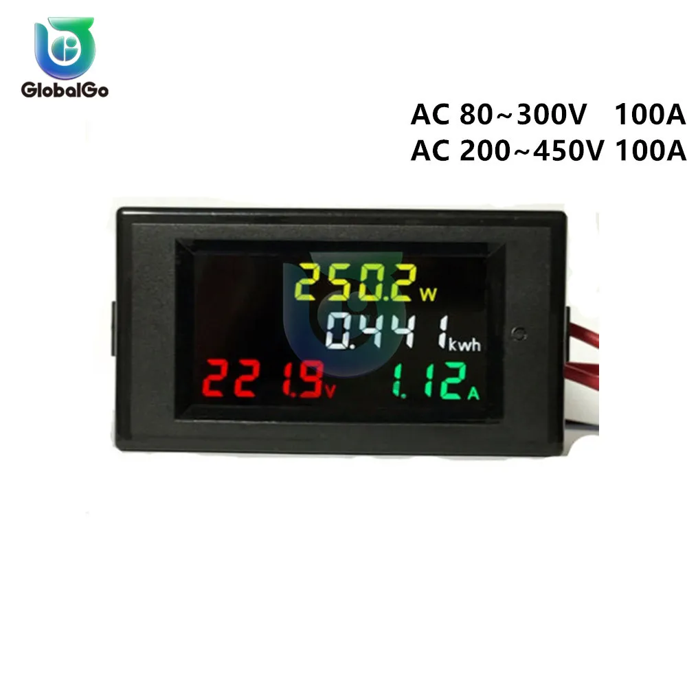 100A Led Digital Voltmeter Ammeter AC 80~300V AC 200~450V Volt Voltage Current Watt Power Meter Motorcycle Car Home Diy
100A Led Digital Voltmeter Ammeter AC 80~300V AC 200~450V Volt Voltage Current Watt Power Meter Motorcycle Car Home Diy