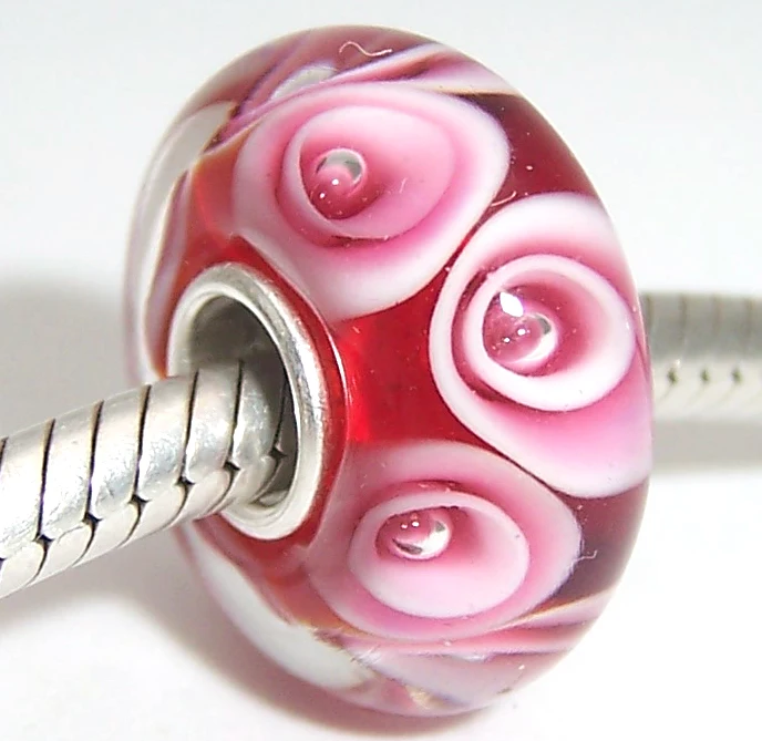 PJG885 100% S925 Sterling Silver Beads Murano Glass beads Fit European Charms Bracelet charms diy jewelry Lampwork GlassBeads
PJG885 100% S925 Sterling Silver Beads Murano Glass beads Fit European Charms Bracelet charms diy jewelry Lampwork GlassBeads