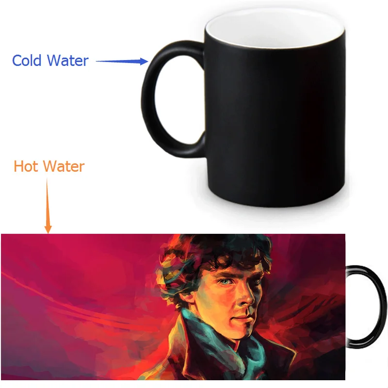 Benedict Cumberbatch mugs morph cup gifts magical heat sensitive Black colour change morphing coffee Tea Cups ceramic mug
Benedict Cumberbatch mugs morph cup gifts magical heat sensitive Black colour change morphing coffee Tea Cups ceramic mug