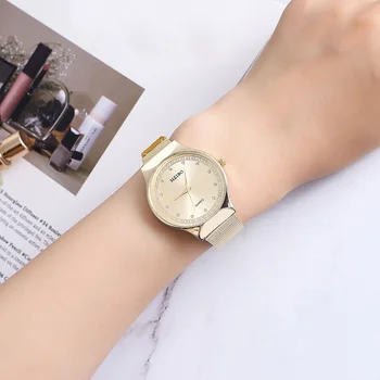 Women Quartz Wrist Watch with Ultra-thin Alloy Mesh Strap Elegant Ladies Watches LL@17
Women Quartz Wrist Watch with Ultra-thin Alloy Mesh Strap Elegant Ladies Watches LL@17