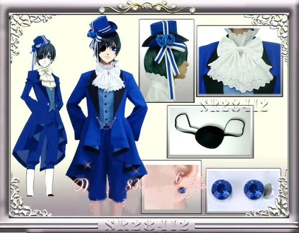 2019 Hot Anime Kuroshitsuji Black Butler Cosplay Costume Ciel Fhantomhive Birthday Suit For Cosplay
2019 Hot Anime Kuroshitsuji Black Butler Cosplay Costume Ciel Fhantomhive Birthday Suit For Cosplay