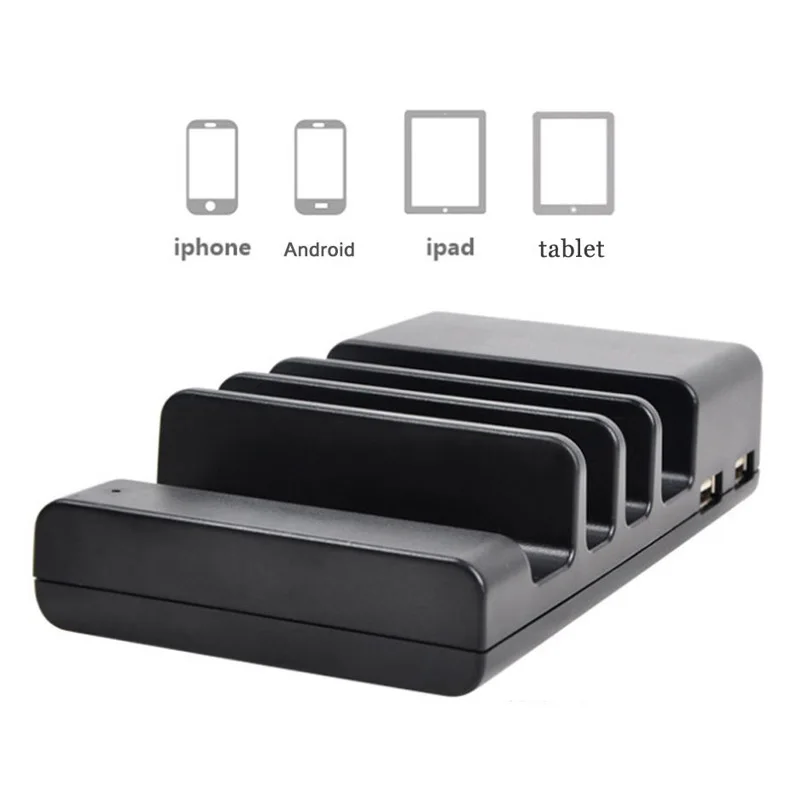 OHD USB Charger Station 4 Port USB Charging Station Dock Desktop Stand Multi Port Charger for Phone iPhone 7 iPad Samsung Huawei
OHD USB Charger Station 4 Port USB Charging Station Dock Desktop Stand Multi Port Charger for Phone iPhone 7 iPad Samsung Huawei