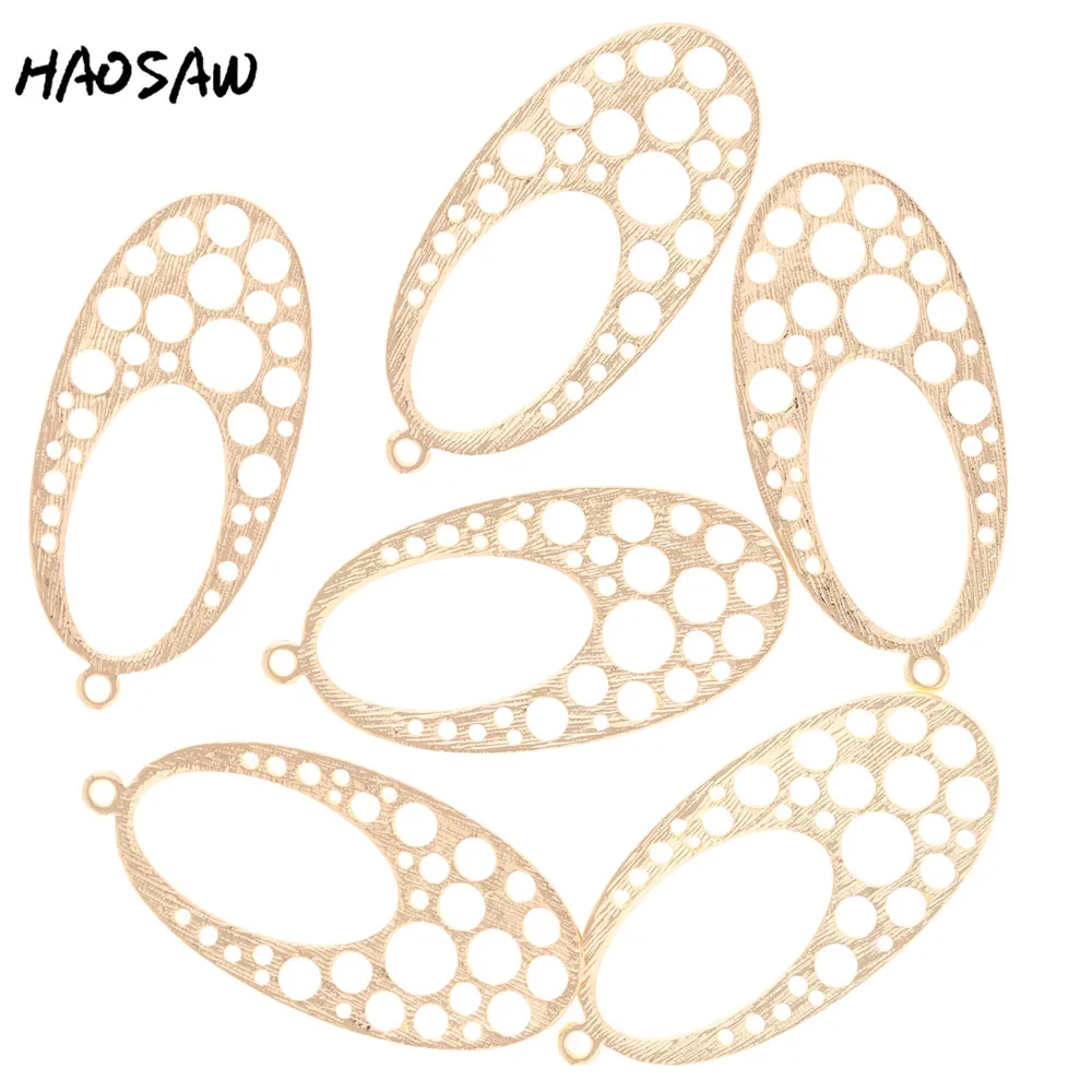 HAOSAW 22*47MM 6Pcs/Lot Oval With Dot Charm Accessories Parts/Earrings Accessories/Jewelry Findings/Handmade Jewelry
HAOSAW 22*47MM 6Pcs/Lot Oval With Dot Charm Accessories Parts/Earrings Accessories/Jewelry Findings/Handmade Jewelry